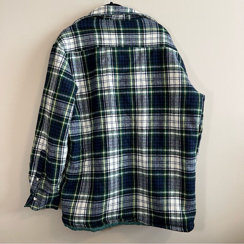 ✨ 911 Sportswear Men’s Navy Blue Green Shacket Jacket Large - Picture 6 of 7